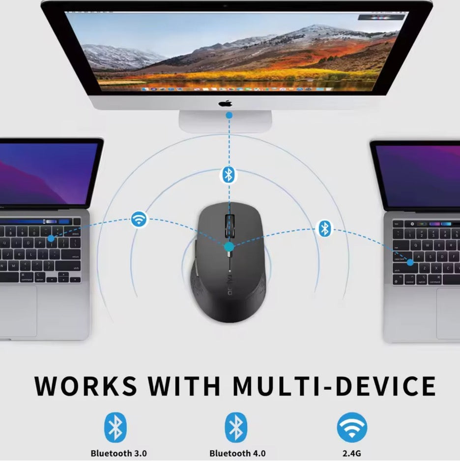 Rapoo M300G 1600DPI Silent Wireless Bluetooth Mouse
