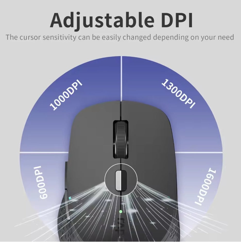 Rapoo M300G 1600DPI Silent Wireless Bluetooth Mouse