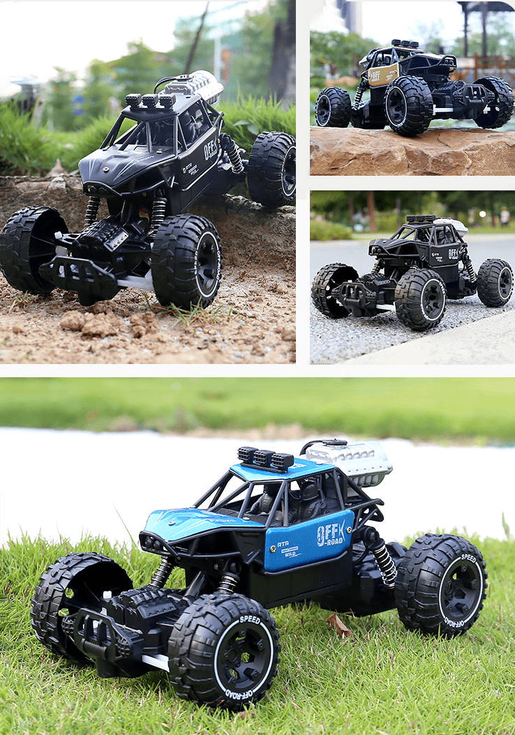 Rechargeable Four-wheel Drive (4WD) Remote Control Off-road Climbing Car