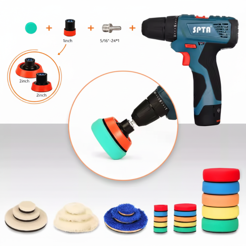 SPTA 29PC Mini Polisher Combo Set Drill Polishing Kit