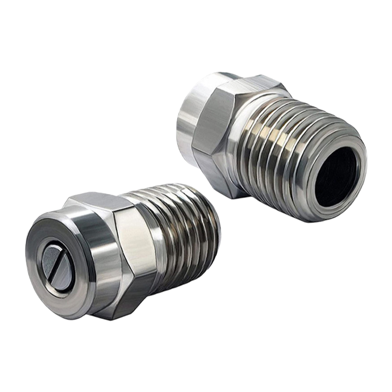 Stainless Steel Pressure Washer Fan Spray Nozzle 2pc