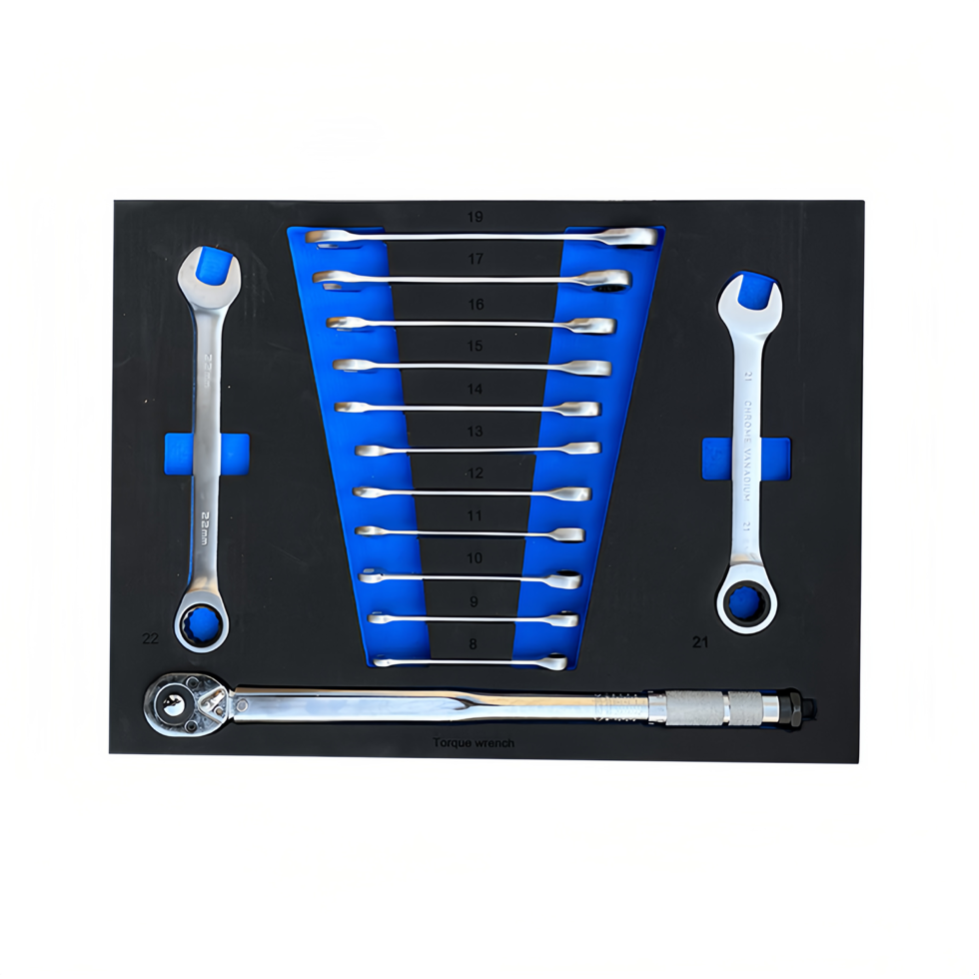 Ultimate Master Tool Set 245 Piece Metric and SAE EVA Foam Tool Set With 7 Drawers Tool Trolley
