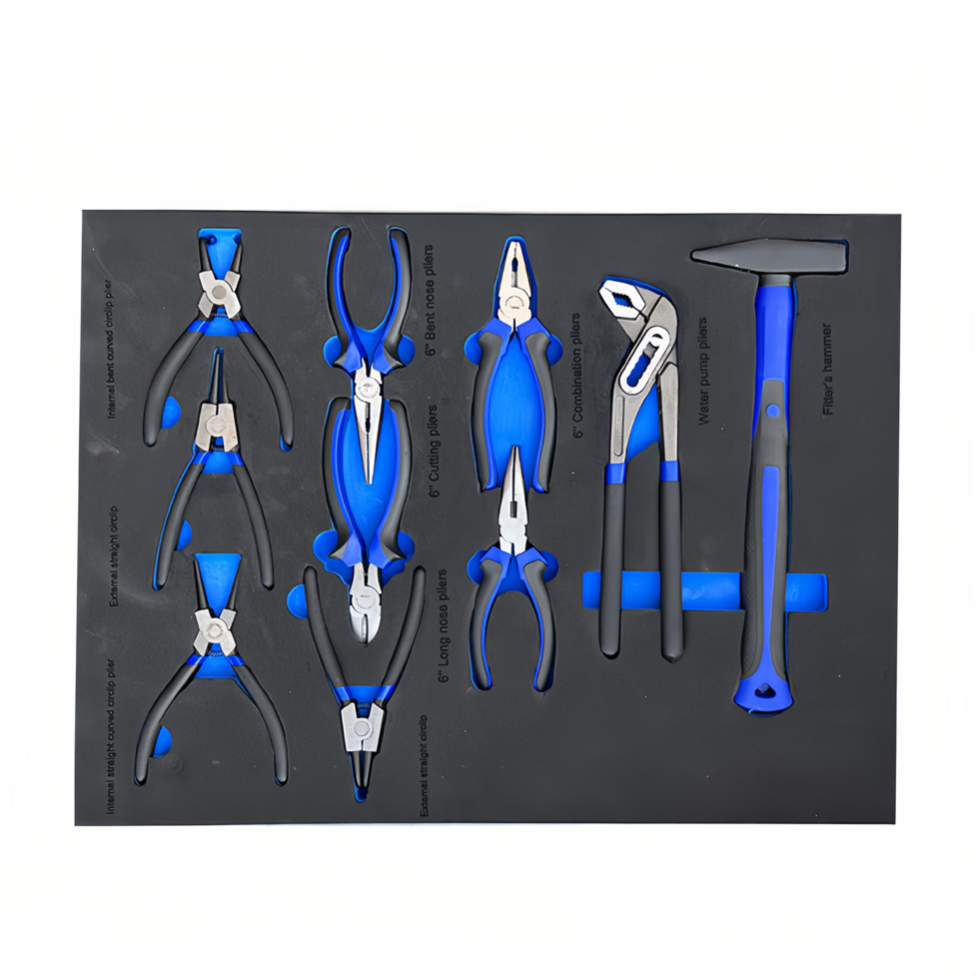 Ultimate Master Tool Set 245 Piece Metric and SAE EVA Foam Tool Set With 7 Drawers Tool Trolley