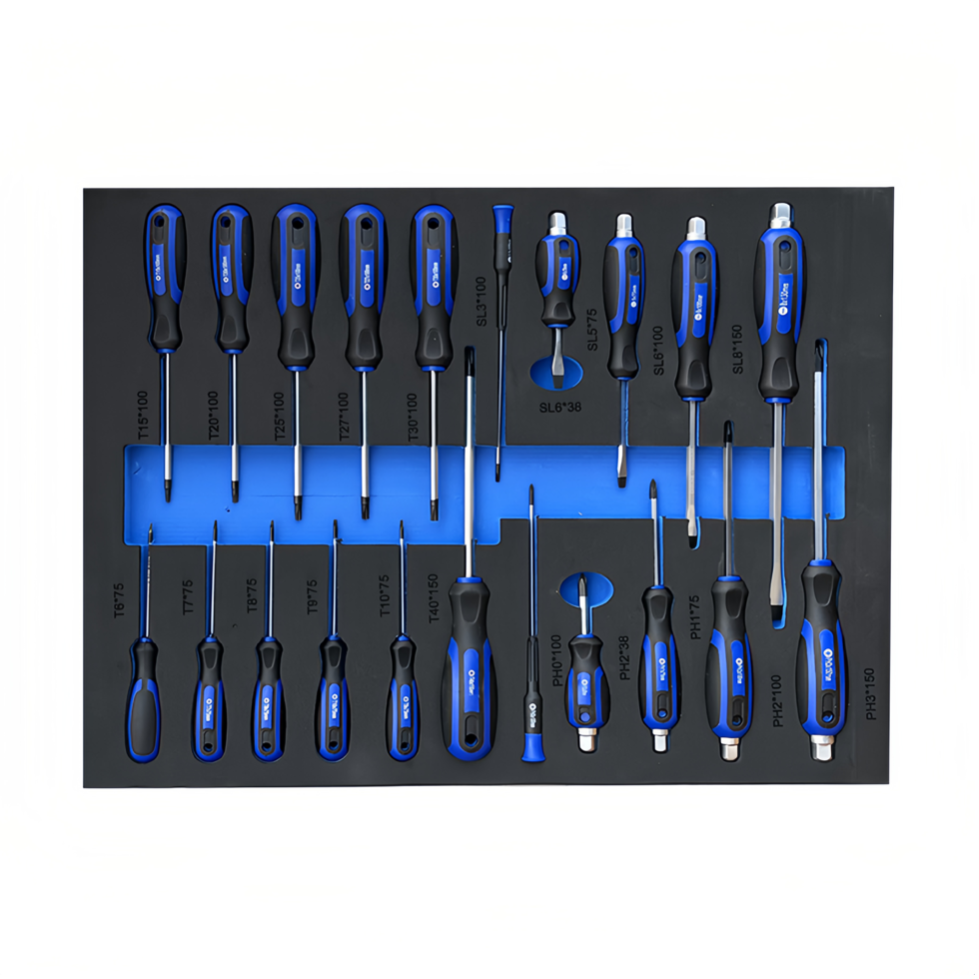 Ultimate Master Tool Set 245 Piece Metric and SAE EVA Foam Tool Set With 7 Drawers Tool Trolley