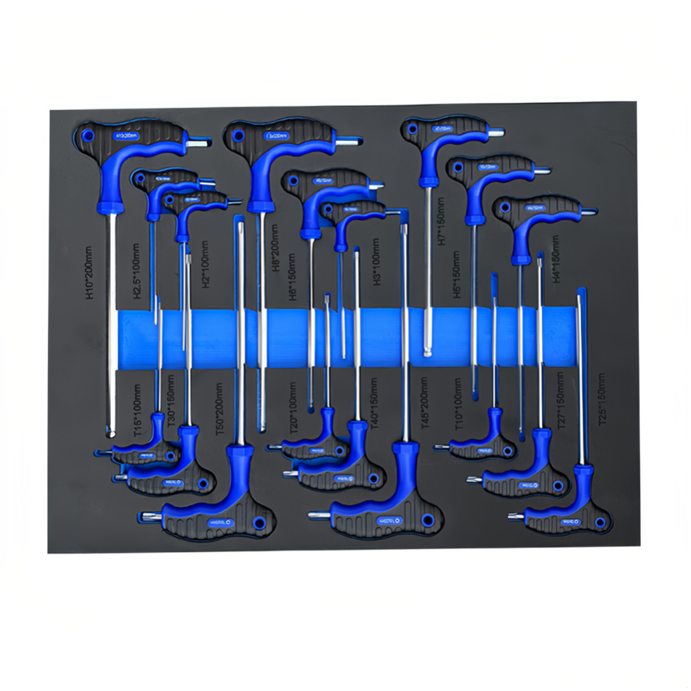 Ultimate Master Tool Set 245 Piece Metric and SAE EVA Foam Tool Set With 7 Drawers Tool Trolley