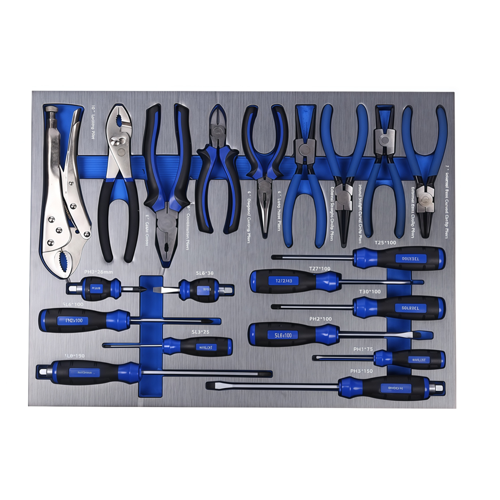 Ultimate Master Tool Set 424 Piece Metric and SAE EVA Foam Tool Set With 7 Drawers Tool Trolley