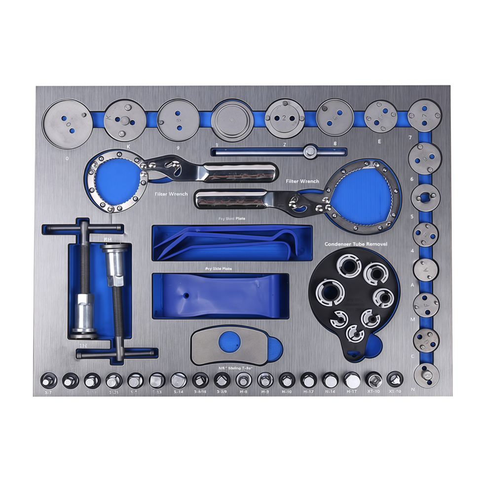 Ultimate Master Tool Set 424 Piece Metric and SAE EVA Foam Tool Set With 7 Drawers Tool Trolley