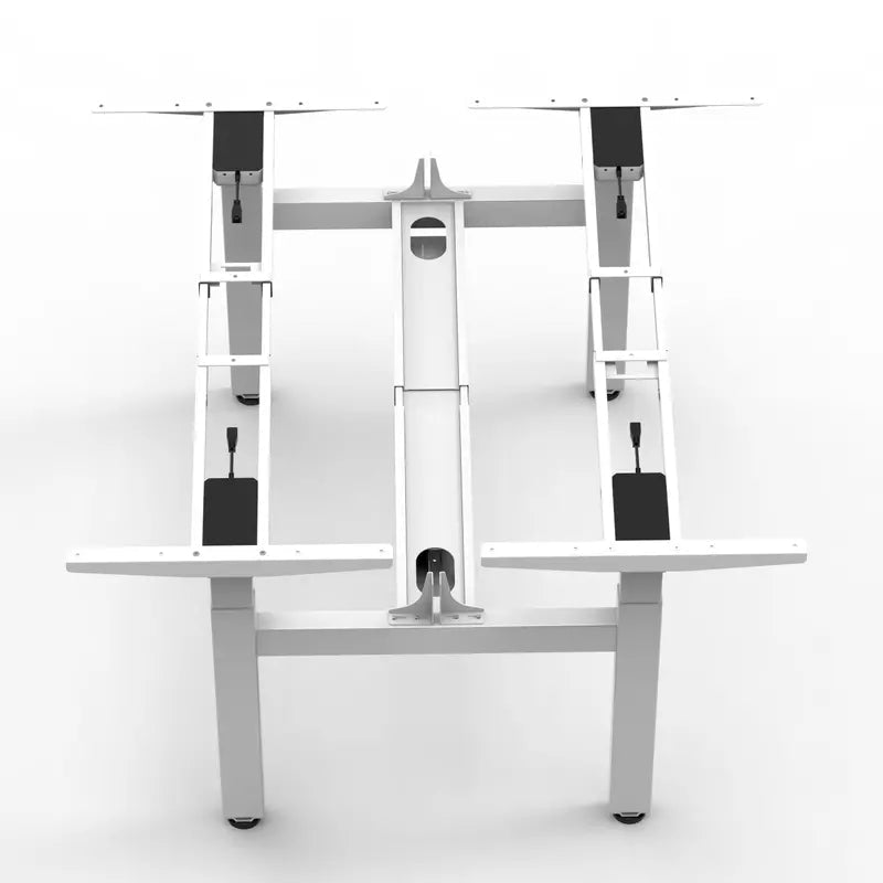 Adjustable Workstation- Dual Desk with Smart Control & Divider Screen 1200x 600 x18mm - TrendLine & Co.
