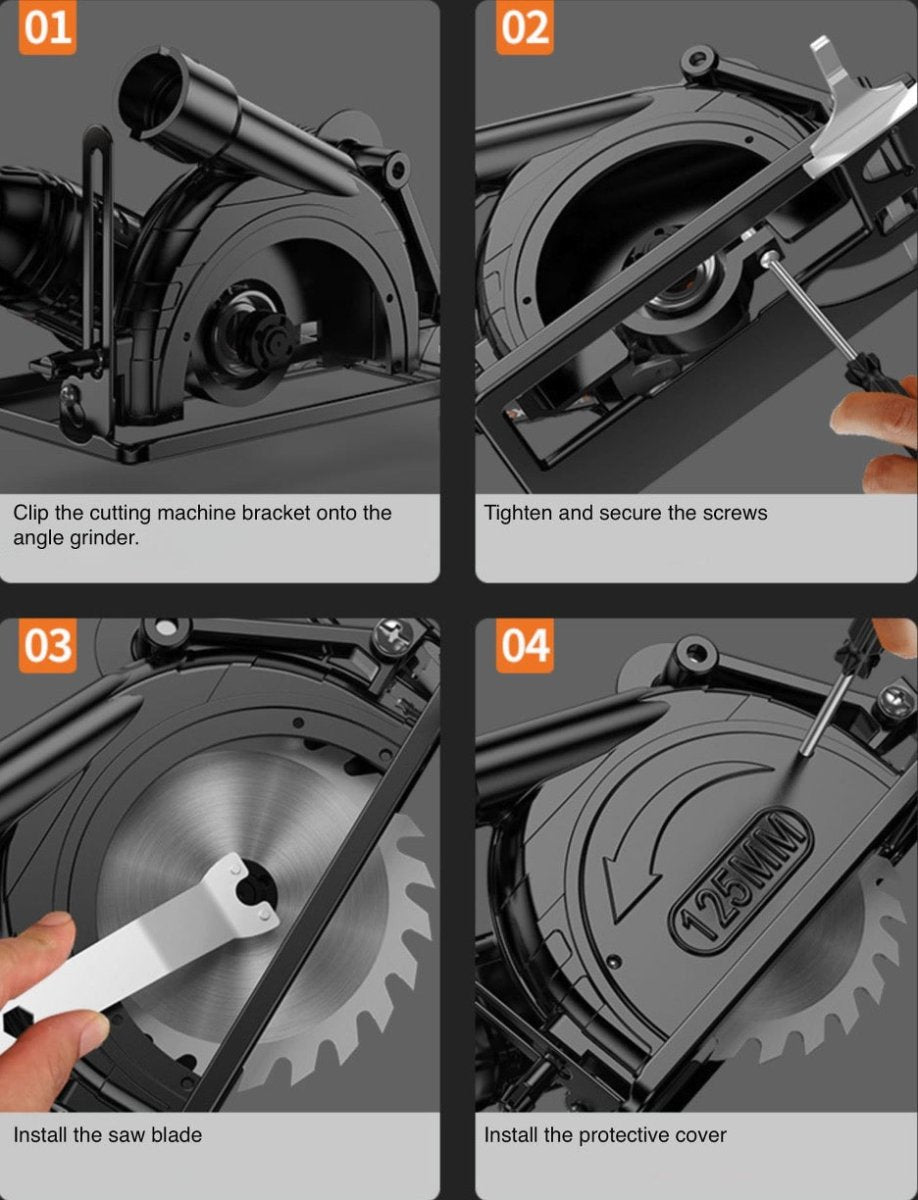 Angle Grinder Conversion Bracket - TrendLine & Co.