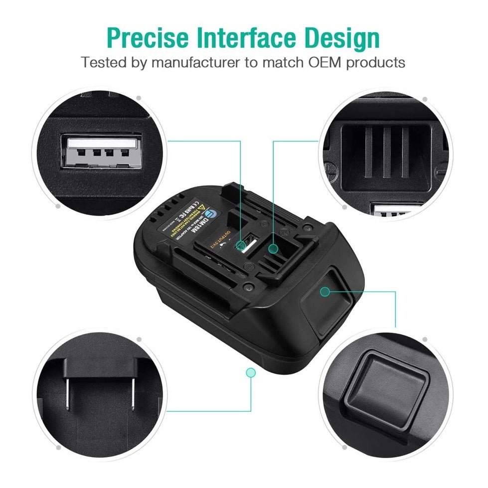 Battery Adapter for Makita 18V Power Tools - Converter for Dewalt 18V/20V or Milwaukee M18 Batteries - TrendLine & Co.