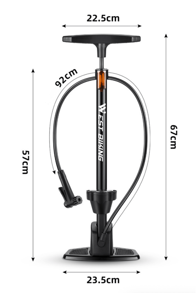 Bike Floor Pump Bike Inflator Pump - TrendLine & Co.