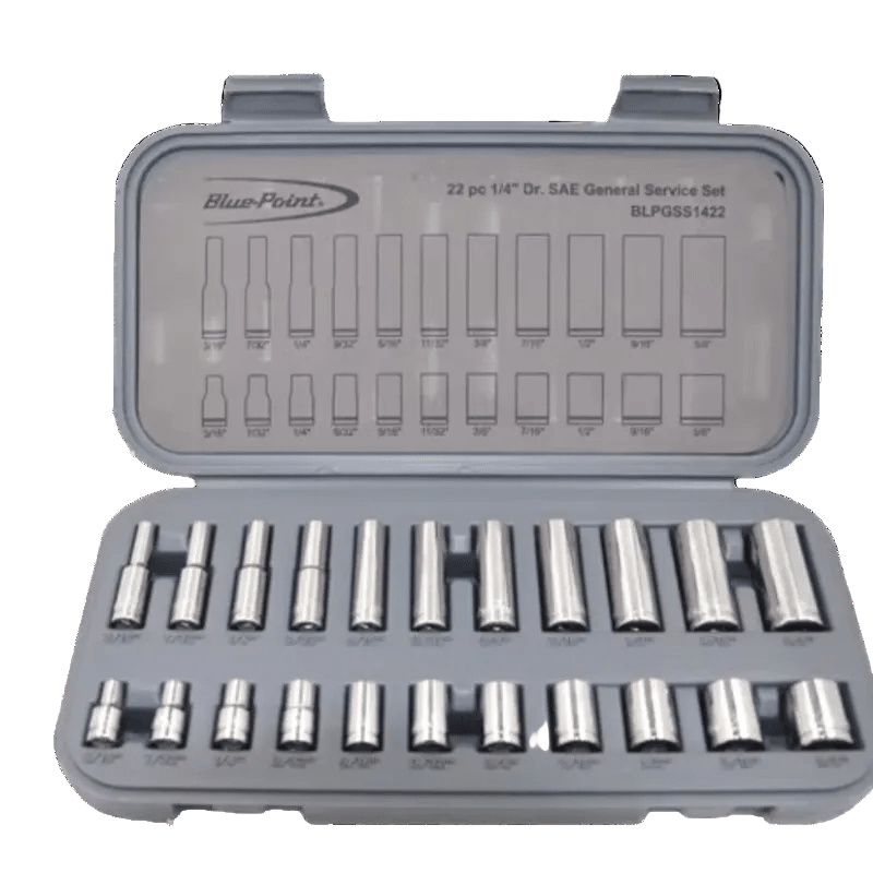 Blue Point 22PC 1/4" Drive SAE Hex Socket Set - TrendLine & Co.