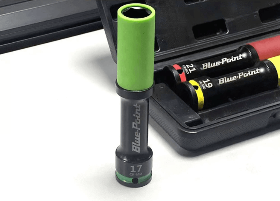 Blue Point 3PC 12.5mm Series Colored Long Pneumatic Socket Set - TrendLine & Co.