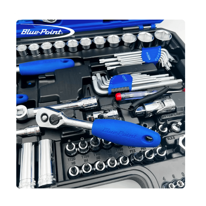 Blue Point 6.3x10x12.5mm 130PC Automotive Tool Set