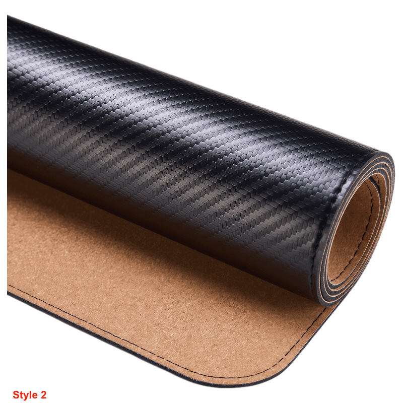 Carbon Fiber Texture Desk Mat Double-sided Desk Mat 80x40cm - TrendLine & Co.