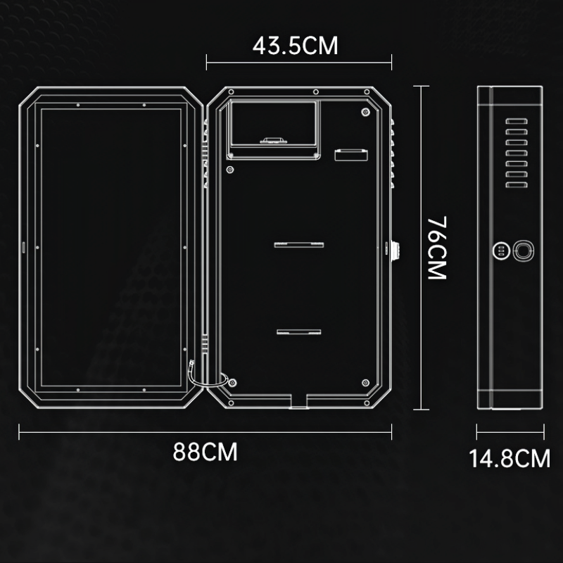 Tesla Home Charger Box Charging Cable Organizer Box