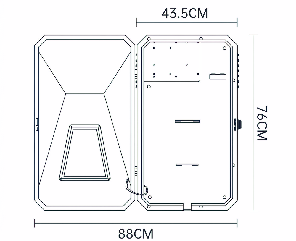 Tesla Home Charger Box Charging Cable Organizer Box