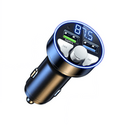 Cross-Border Car Phone Fast Charger MP3 Music Bluetooth Player BLACK - TrendLine & Co.