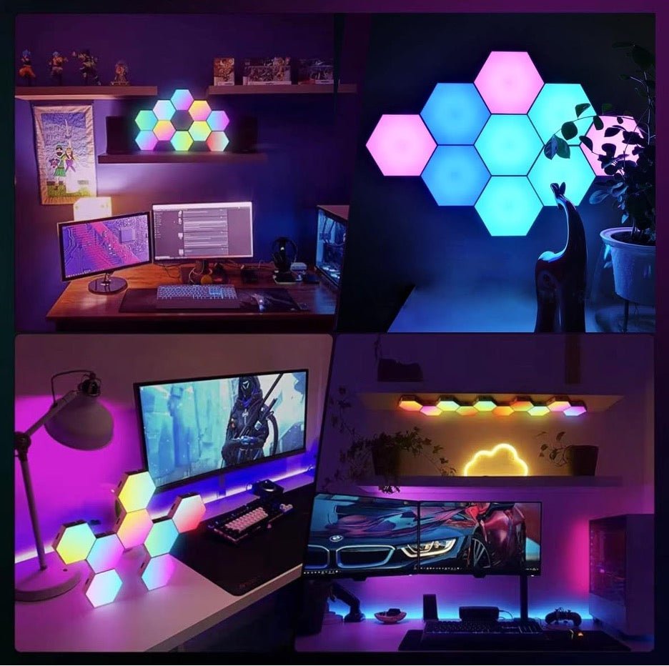 Decorative LED Light RGB Wall Lights 12 Pieces - TrendLine & Co.