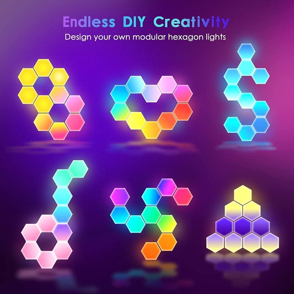 Decorative LED Light RGB Wall Lights 12 Pieces - TrendLine & Co.