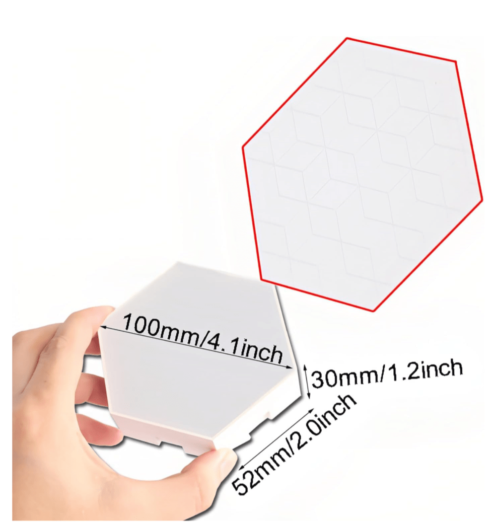 Decorative LED Light RGB Wall Lights 12 Pieces - TrendLine & Co.