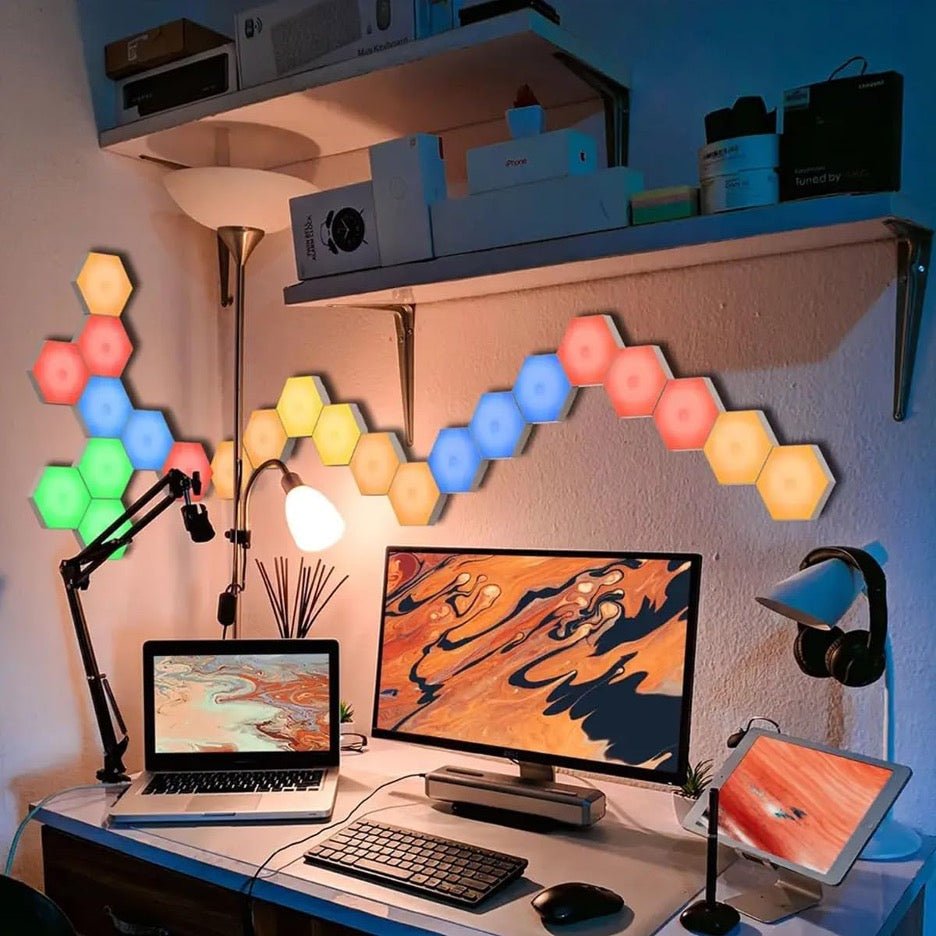 Decorative LED Light RGB Wall Lights 12 Pieces - TrendLine & Co.