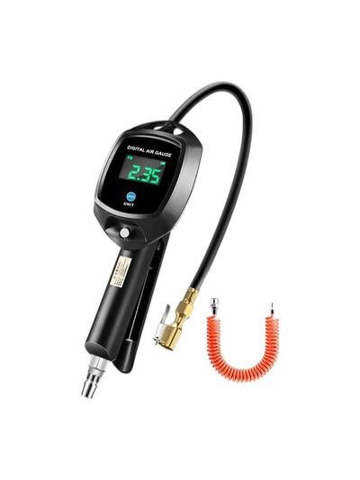 Digital Car Tire Inflator Pressure Gauge With 15m Air Hose