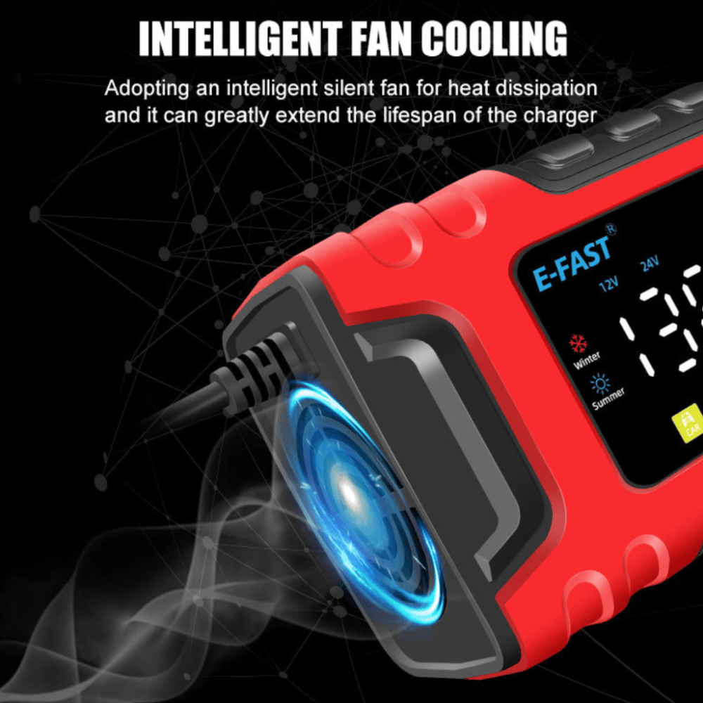 E-FAST 12V/24V Smart Battery Charger 12V 10A / 24V 5A - TrendLine & Co.