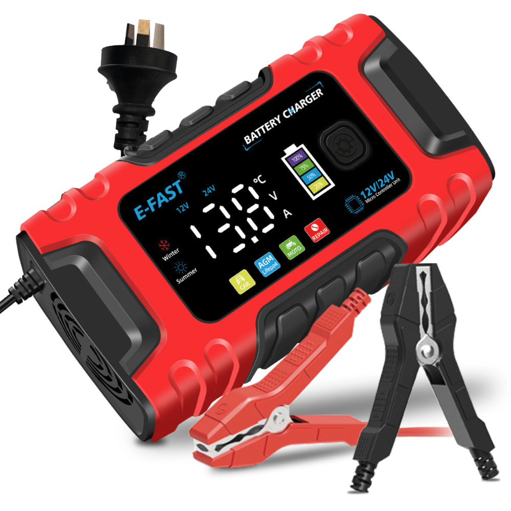 E-FAST 12V/24V Smart Battery Charger 12V 10A / 24V 5A - TrendLine & Co.