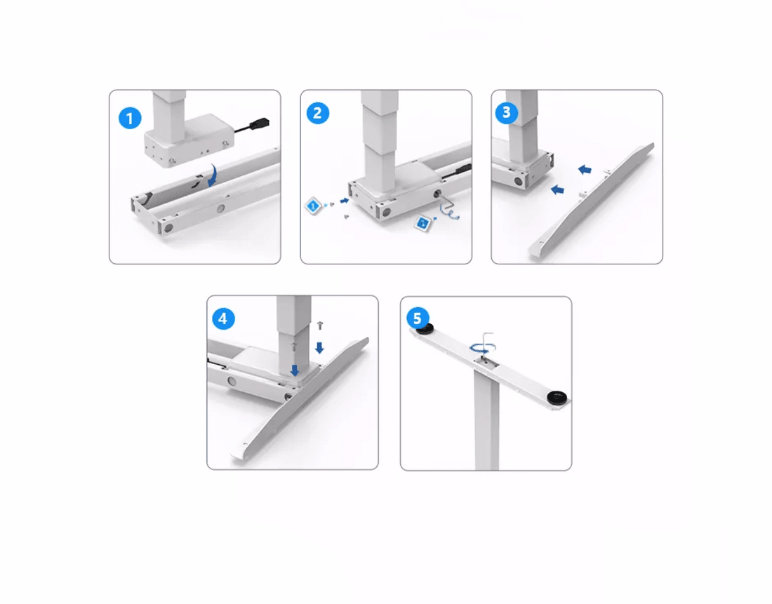 Electric Standing Desk Frame With Built-in Type C Controller ...