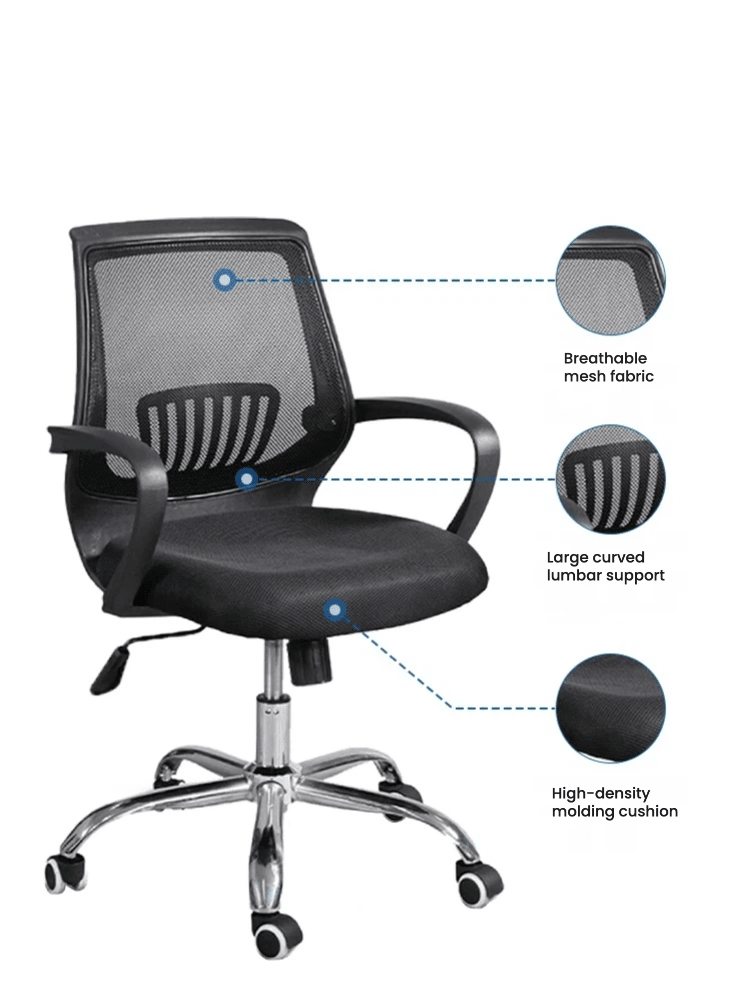 Ergonomic Mesh Office Chair - TrendLine & Co.