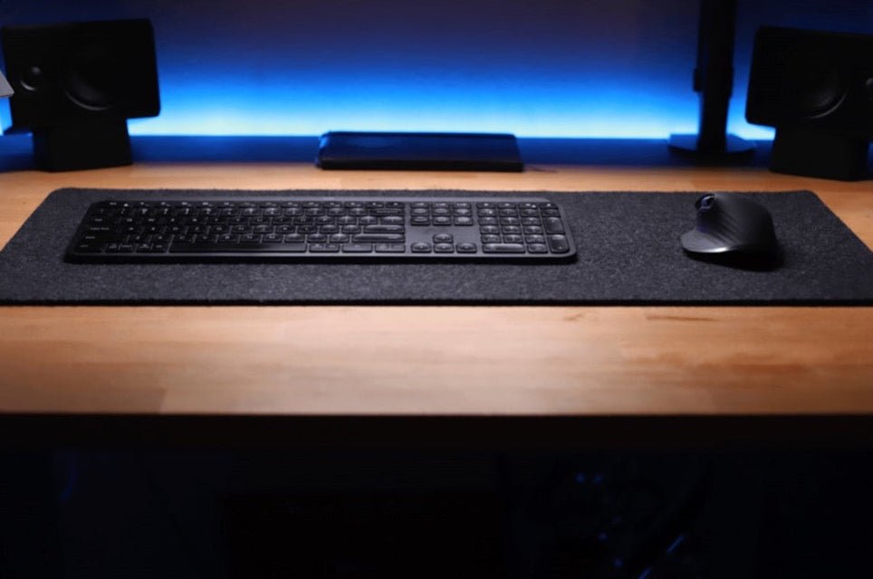 Felt Desk Mat Non-Slip Keyboard and Mouse Pad 140x70cm - TrendLine & Co.