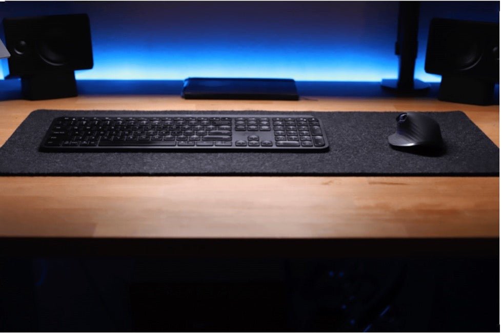 Felt Desk Mat Non Slip Keyboard and Mouse Pad 80x40cm - TrendLine & Co.