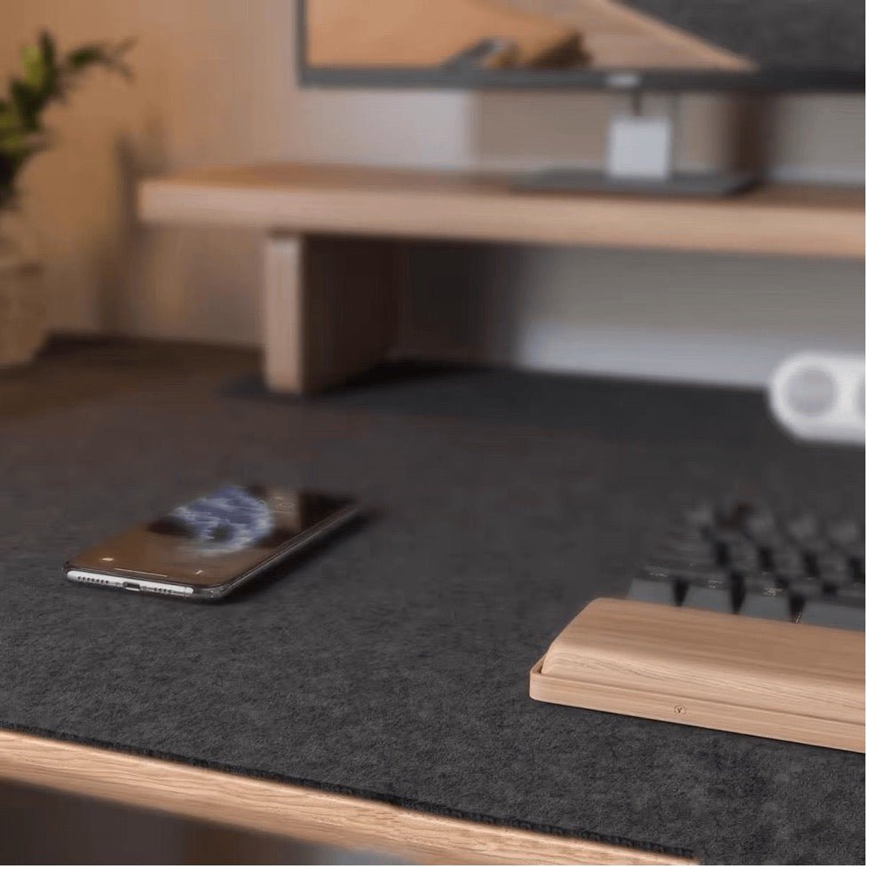 Felt Desk Mat Non Slip Keyboard and Mouse Pad 80x40cm - TrendLine & Co.