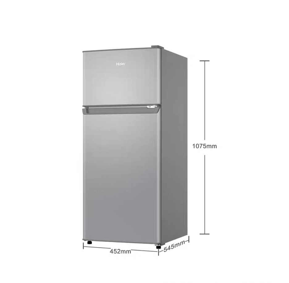 Haier BCD-118TMPA Stainless Two-door Mini-refrigerator 118L - TrendLine & Co.
