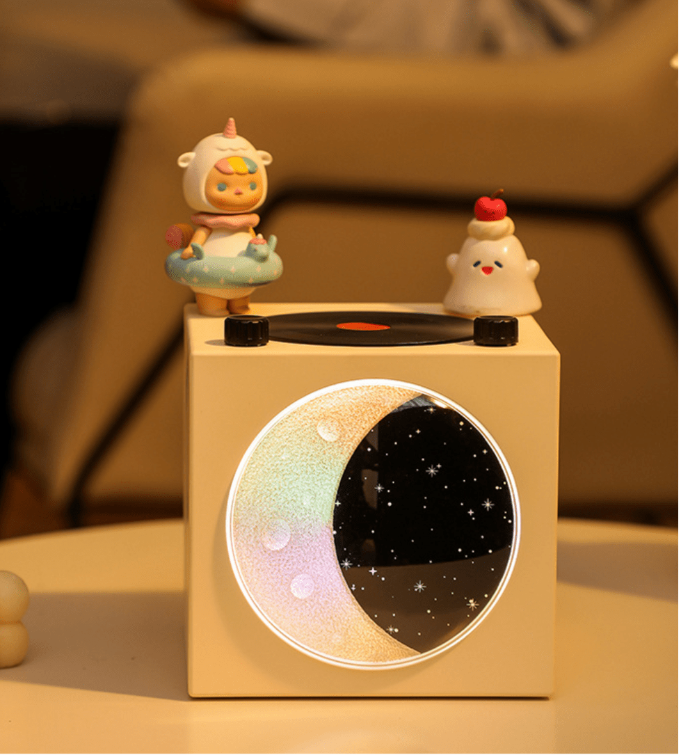 Half Moon Starry Sky Night Light Wireless Bluetooth Speaker - TrendLine & Co.
