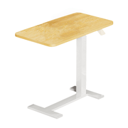 Height Adjustable Mobile Sofa & Bed Side Table 680x360x15mm gas spring lifting NATURAL - TrendLine & Co.