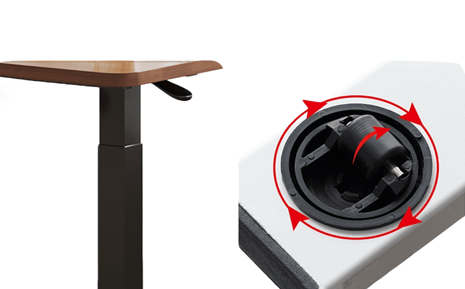 Height Adjustable Mobile Sofa & Bed Side Table 700x400x 15 mm Gas Spring Lifting - TrendLine & Co.