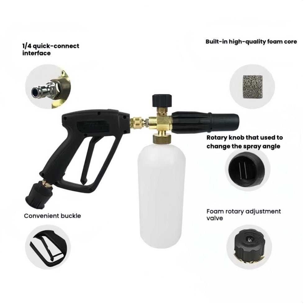High-pressure Car Wash Gun Foam Cannon Kit - TrendLine & Co.