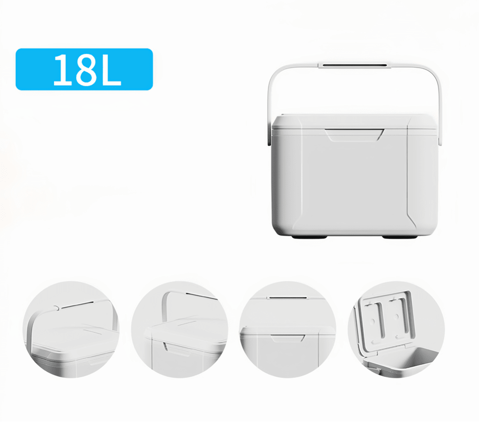 ICENERGY 18L Chilly Bin Cooler Box White - TrendLine & Co.