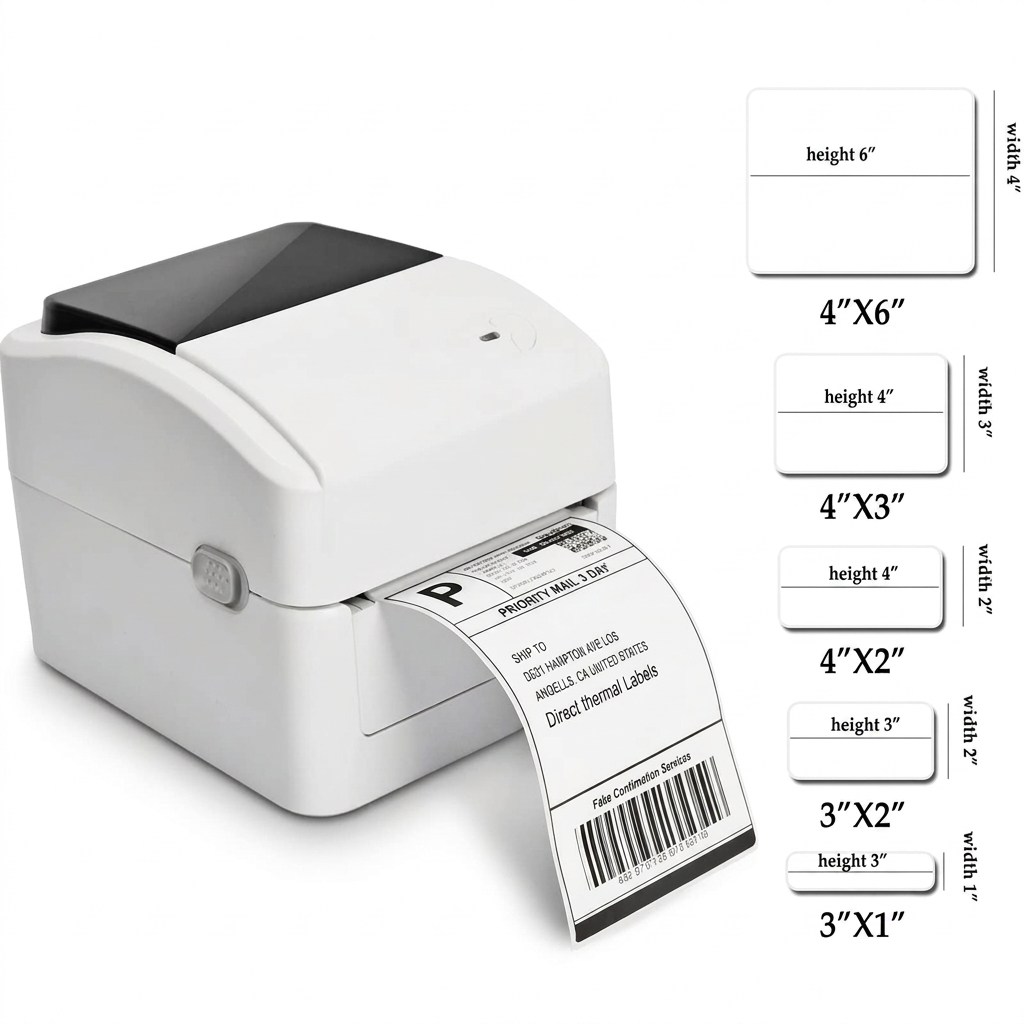 Xprinter XP-420B USB+Bluetooth Thermal Label Printer Shipping Label Printer