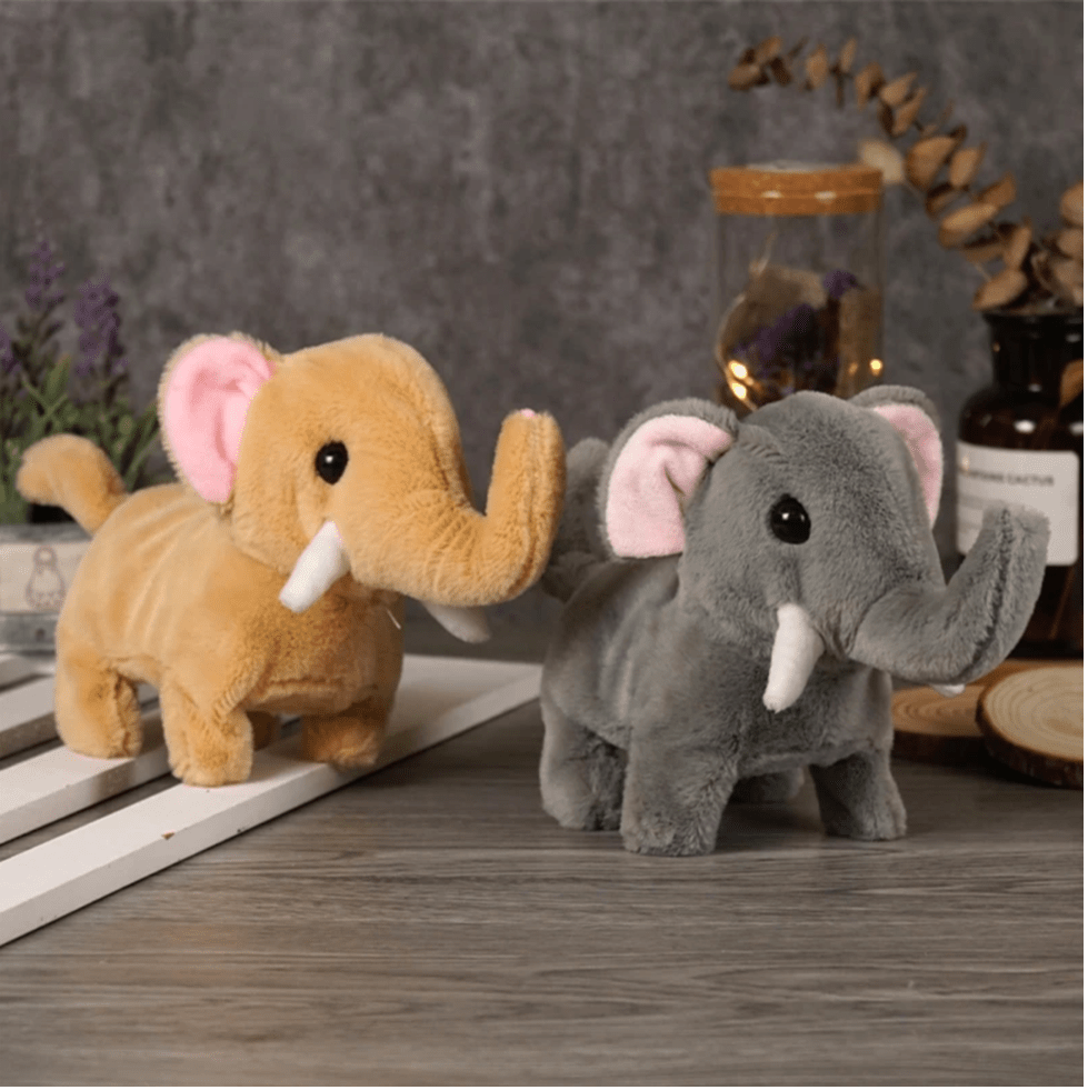 Interactive Electric Plush Elephant Toy - TrendLine & Co.