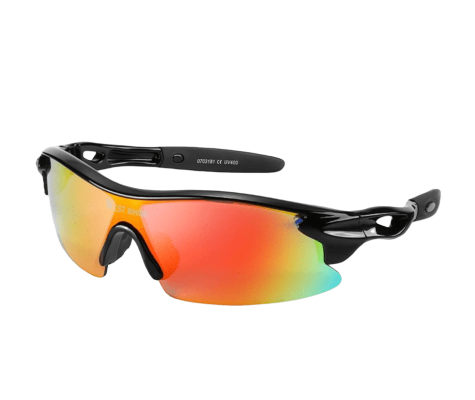 Kids Cycling Glass Wing Sunglass Photochromic Black - TrendLine & Co.