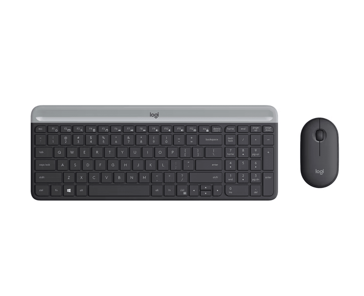 Logitech MK470 Slim Wireless Keyboard & Mouse Combo - Black - TrendLine & Co.