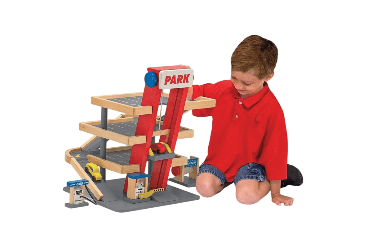 Melissa and Doug Wooden Parking Garage Toy - TrendLine & Co.