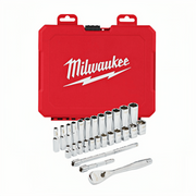 Milwaukee 28PC 1/4" Drive Metric Ratchet ,Socket Set and Bit Set
