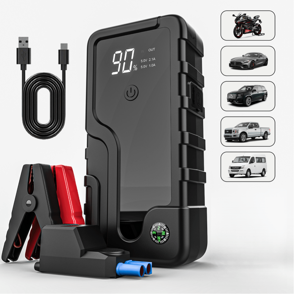Multi-functional Jump Starter and Power Bank 5000mAh 12v - TrendLine & Co.