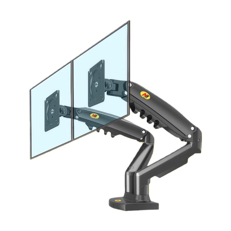 NB North Bayou F160 dual monitor full-motion desk mount for 17"-27" screens - TrendLine & Co.