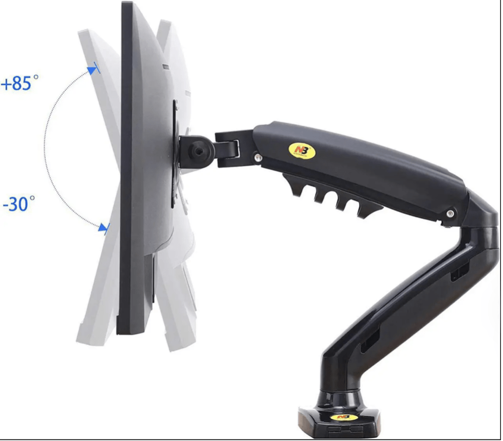 NB North Bayou F80 full-motion monitor desk mount for 17"-30" screens - TrendLine & Co.