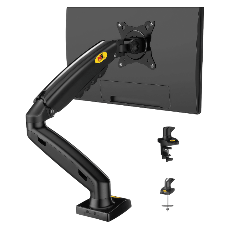 NB North Bayou F80 full-motion monitor desk mount for 17"-30" screens - TrendLine & Co.